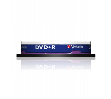 Scatola 10 DVD+R - silver - 4,7 Gb - Verbatim - 43498 - 023942434986 - DMwebShop