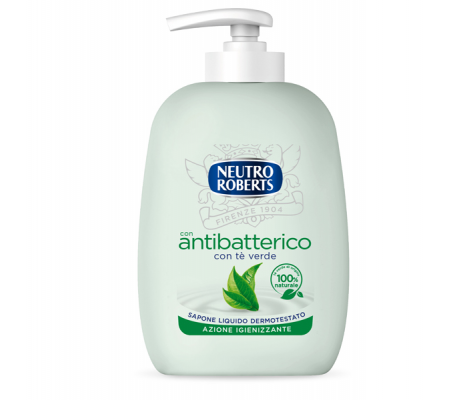 Sapone liquido Antibatterico - 200 ml - Neutro Roberts R908138 - R908762 - 8002410011005 - DMwebShop