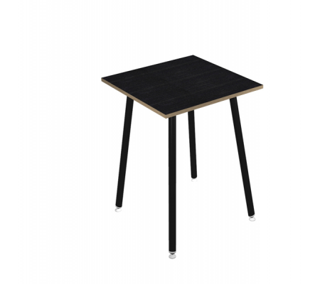 Tavolo alto Skinny Metal - 80 x 80 x H 105 cm - nero-nero venato - Artexport - 6401-DJC-8C-AQ - DMwebShop