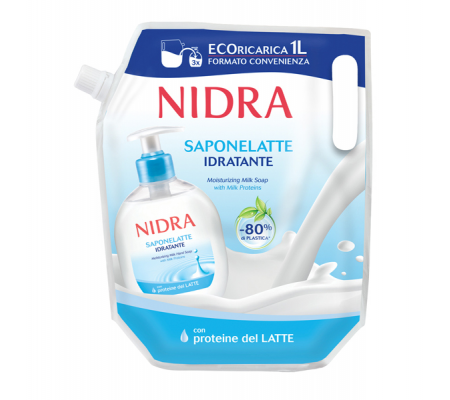 Sapone liquido mani - ecoricarica 1 lt - Gaia - Nidra - 186551 - 8003510031023 - DMwebShop