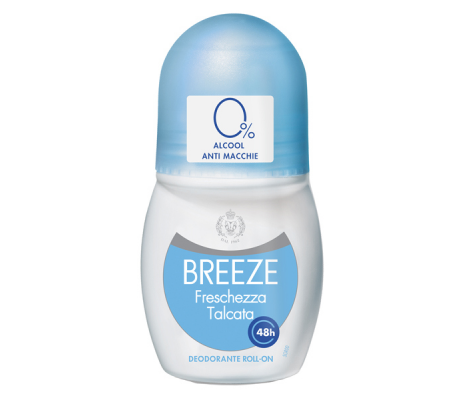 Roll on deodorante - freschezza talcata - 50 ml - Gaia - Breeze - 138410 - 8003510035175 - DMwebShop