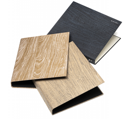 Raccoglitore Wood - 4 anelli tondi - 245 x 307 mm - anelli Ø 30 mm - colori assortiti - Colorosa - 36W04 - 8004428057891 - DMwebShop