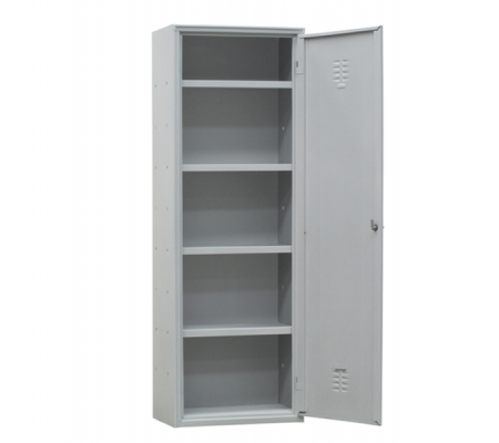 Armadio multiuso in metallo - a 1 anta - 60 x 40 x 180 cm - grigio - Fasma - AP/60/S - DMwebShop