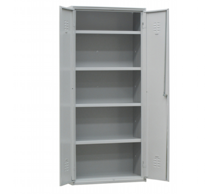 Armadio multiuso in metallo - a 2 ante - 80 x 40 x 180 cm - grigio - Fasma - AP/80/S - DMwebShop