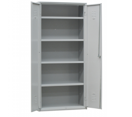 Armadio multiuso in metallo - a 2 ante - 100 x 40 x 180 cm - grigio - Fasma - AP/100/S - DMwebShop