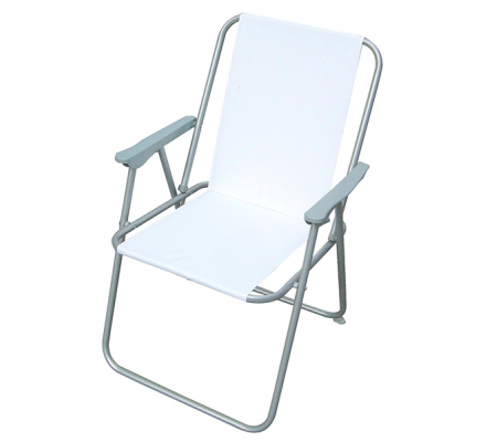 Sedia pieghevole Relax - bianco - Garden Friend - S1526011 - 8023755047702 - DMwebShop