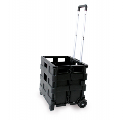 Carrello pieghevole con cassa in plastica - portata max 25 kg - Garden Friend - C1299040 - 8023755053147 - DMwebShop