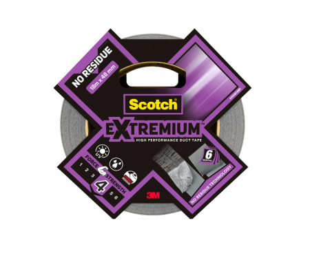 Nastro adesivo Extra resistente no residui - 48 mm x 18 mt - nero - Scotch - 7100205697 - 4054596696471 - DMwebShop