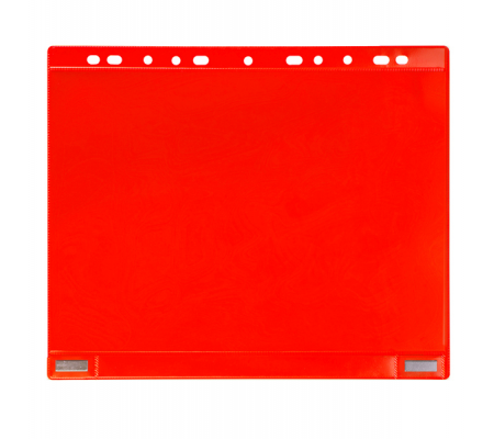 Buste forate - per supporti magnetici ad anelli - A4 - rosso - conf. 5 pezzi - Djois - B181123 - 3377991811234 - DMwebShop