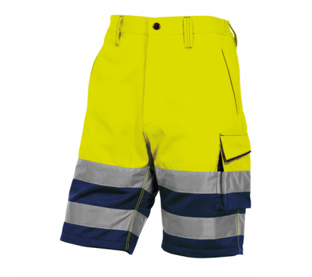 Bermuda da lavoro PHBE2 - alta visibilita' - panostyle - tg. L - giallo fluo - Deltaplus - PHBE2JMGT - 3295249215705 - DMwebShop