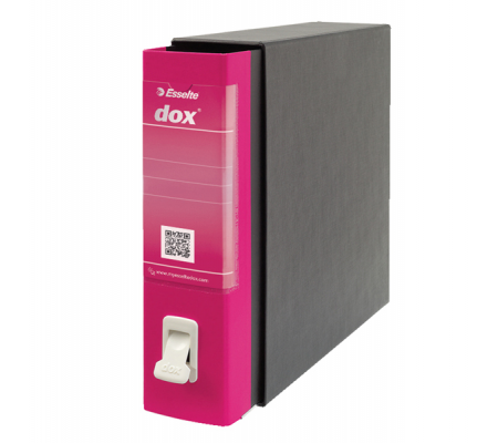 Registratore Dox 2 - dorso 8 cm - protocollo - 23 x 34 cm - fucsia - Esselte - Dox - D26200 - 5028252441698 - DMwebShop