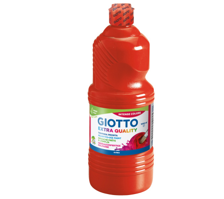 Tempera pronta - 1 lt - rosso vermiglio - Giotto - 533407 - 8000825967115 - DMwebShop