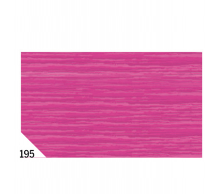 Carta crespa - 50 x 250 cm - 48 gr/m2 - fucsia 195 - conf. 10 rotoli - Rex Sadoch - KR363-195 - 8006715065060 - DMwebShop