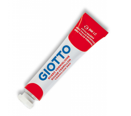 Tempera Tubo 7 - 21 ml - rosso vermiglione - Giotto - 35500700 - 8000825320552 - DMwebShop