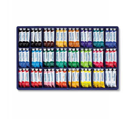 Vetrine assortimento - 12 ml - colori assortiti - 144 tubetti assortiti - Giotto - 35250000 - 8000825038334 - DMwebShop