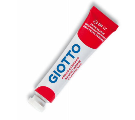 Tempera Tubo 7 - 21 ml - rosso carminio - Giotto - 35500900 - 8000825320576 - DMwebShop