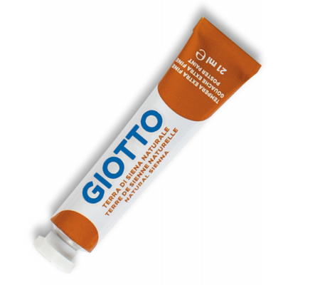 Tempera Tubo 7 - 21 ml - terra di Siena naturale - Giotto - 35502000 - 8000825037887 - DMwebShop