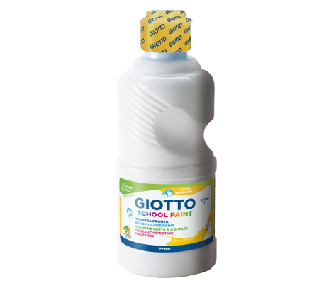 Tempera pronta - 250 ml - bianco - Giotto - 530801 - 8000825005183 - DMwebShop