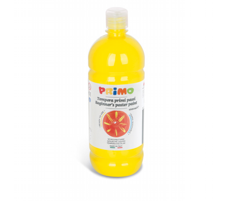 Tempera pronta Primi Passi - 1 lt - giallo primario - Primo - 204BR1000201 - 8006919022043 - DMwebShop