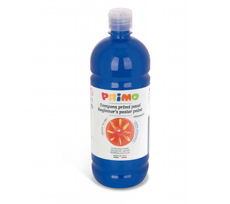 Tempera pronta Primi Passi - 1 lt - blu oltremare - Primo - 204BR1000500 - 8006919062049 - DMwebShop