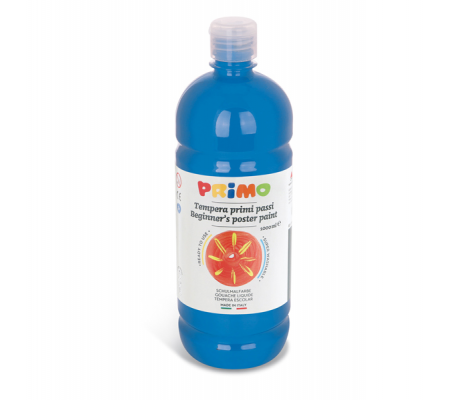 Tempera pronta Primi Passi - 1 lt - cyano - Primo - 204BR1000501 - 8006919072048 - DMwebShop