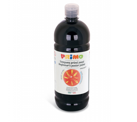 Tempera pronta Primi Passi - 1 lt - nero - Primo - 204BR1000800 - 8006919102042 - DMwebShop