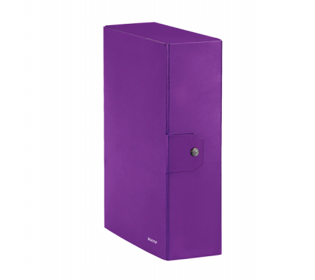 Scatola progetto WOW - dorso 10 cm - viola metallizzato - Leitz - 39680062 - 4002432109807 - DMwebShop