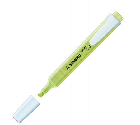 Evidenziatore Swing Cool Pastel - punta a scalpello - tratto 1 - 4 mm - lime 133 - Stabilo - 275/133-8 - 4006381559317 - DMwebShop