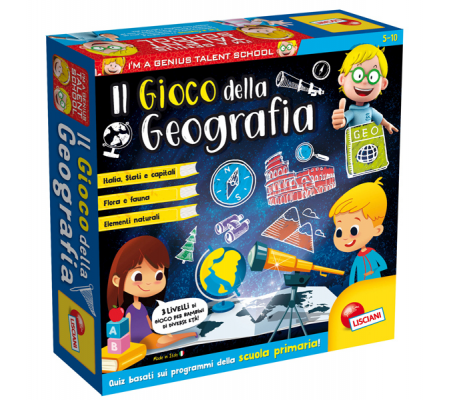 I'm a Genius Il Gioco della Geografia - Lisciani - 100545 - 8008324100545 - DMwebShop