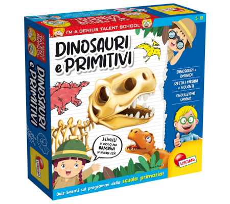 I'm a Genius TS Dinosauri e Primitivi - Lisciani - 100507 - 8008324100507 - DMwebShop