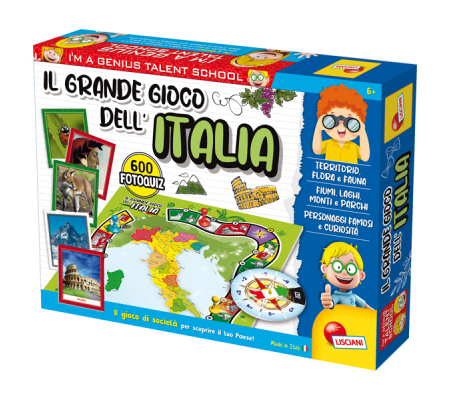 I'm a Genius Il Grande Gioco d'Italia - Lisciani - 56453. - 8008324056453 - DMwebShop