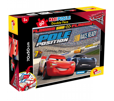 Puzzle Maxi Disney Cars 3 Challenge - 60 pezzi - Lisciani - 64007 - 8008324064007 - DMwebShop