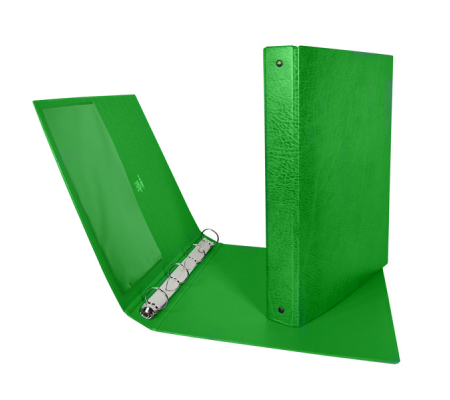 Raccoglitore Stelvio - 4 anelli tondi 25 mm - dorso 3 cm - f.to utile 22 x 30 cm - verde - Sei Rota - 36254405 - 8004972003566 - DMwebShop