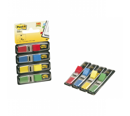 Segnapagina Index Mini - 12 x 43,2 mm - 4 colori classici - conf. 140 pezzi - Post-it - 7000144923 - 021200508769 - DMwebShop