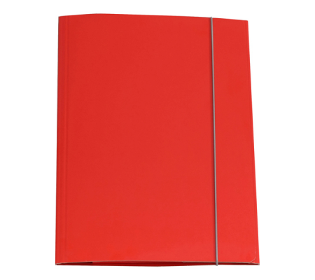 Cartellina con elastico cartone plastificato 3 lembi - 25 x 34 cm - rosso - Cart. Garda - CG0032LBXXXAE02 - 8001182005359 - DMwebShop