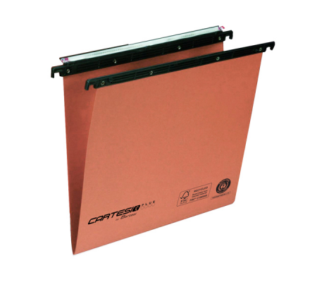 Cartella sospesa Cartesio Plus - cassetto - interasse 39 cm - fondo V - 37 x 25 cm - arancio - Bertesi - 300/395 LINK A2 - 8058983261255 - DMwebShop