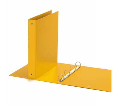 Raccoglitore Europa - 4 anelli tondi 30 mm - dorso 4 cm - formato utile 22 x 30 cm - giallo - Favorit - 400051159 - 8006779037355 - DMwebShop