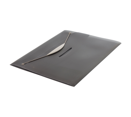 Cartellina con elastico Swing - PPL - 23,5 x 34,5 cm - trasparente grigio - Fellowes - 40337. - 8015687015973 - DMwebShop