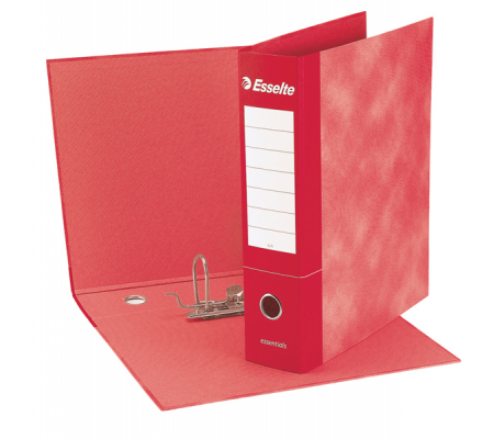 Registratore Essentials G73 - dorso 8 cm - commerciale - 23 x 30 cm - rosso - conf. 6 pezzi - Esselte - 390773160 - 8004157773161 - DMwebShop