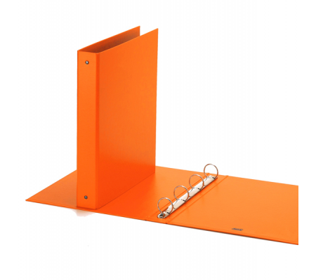 Raccoglitore Europa - 4 anelli tondi 30 mm - dorso 4 cm - f.to utile 22 x 30 cm - arancio - Favorit - 400051153 - 8008840000381 - DMwebShop