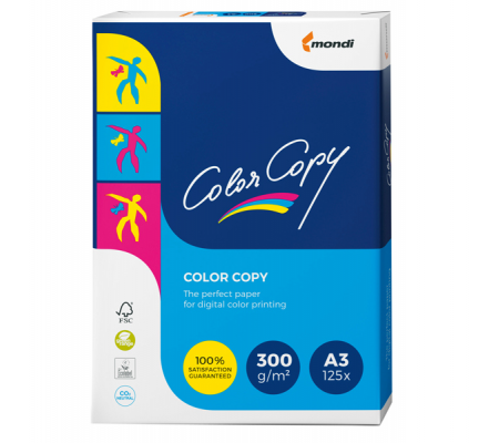 Carta Color Copy - 320 x 450 mm - 300 gr - bianco - Sra3 - conf. 125 fogli - Mondi - 6394 - 9003974417417 - DMwebShop