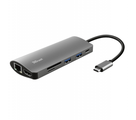 Adattatore multiporta Usb-C 7-in-1 Dalyx - Trust - 23775 - 8713439237757 - DMwebShop