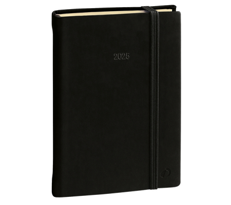 Agenda settimanale Ministro Prestige 2025 - 16 x 24 cm - silk nero - Quo Vadis - 286519Q - 3371010464456 - DMwebShop