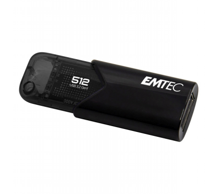 Memoria USB B110 USB 3.2 ClickeEasy - nero - 512 Gb - Emtec - ECMMD512GB113 - 3126170173249 - DMwebShop