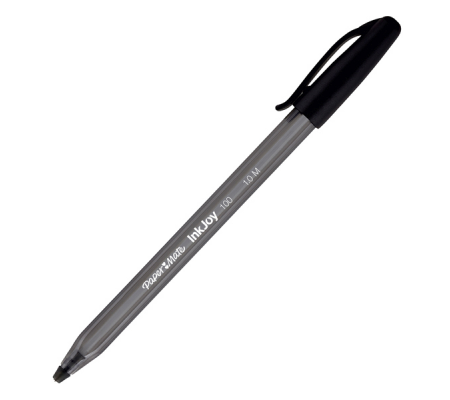 Penna a sfera con cappuccio Inkjoy 100 - punta 1 mm - nero - conf. 50 pezzi - Papermate - S0957120 - 3501170958087 - DMwebShop