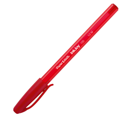 Penna a sfera con cappuccio Inkjoy 100 - punta 1 mm - rosso - conf. 50 pezzi - Papermate - S0957140 - 3501170958100 - DMwebShop