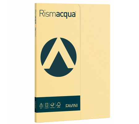 Carta Rismaluce Small - A4 - 90 gr - camoscio 02 - conf. 100 fogli - Favini - A69R144 - 8007057615302 - DMwebShop