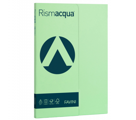 Carta Rismacqua Small - A4 - 90 gr - verde chiaro 09 - conf. 100 fogli - Favini - A69P144 - 8007057615357 - DMwebShop