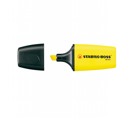 Evidenziatore Boss Mini - punta scalpello - tratto 2 - 5 mm - giallo 24 - Stabilo - 07/24 - 42117636 - DMwebShop