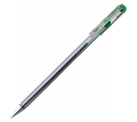 Penna sfera Superb - punta 0,7 mm - verde - conf. 12 pezzi - Pentel - BK77D - 3474370077042 - DMwebShop